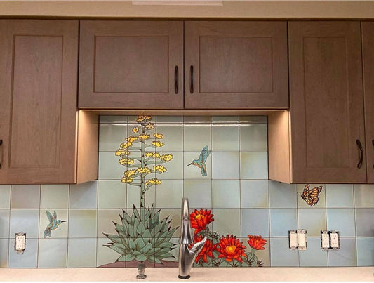 Century Plant Kitchen Backsplash