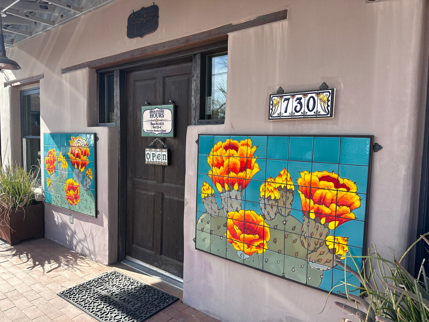 10/1 10am: Glaze a 6" Art Tile Workshop - Colorful Talavera Tile