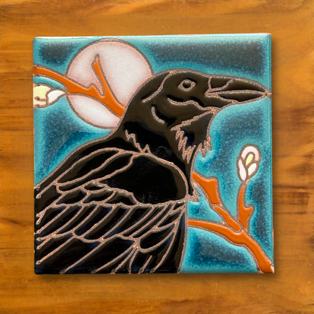 Desert Bird Coasters - Individual or Set of 4 - Cactus Wren, Quail, Owl, Raven