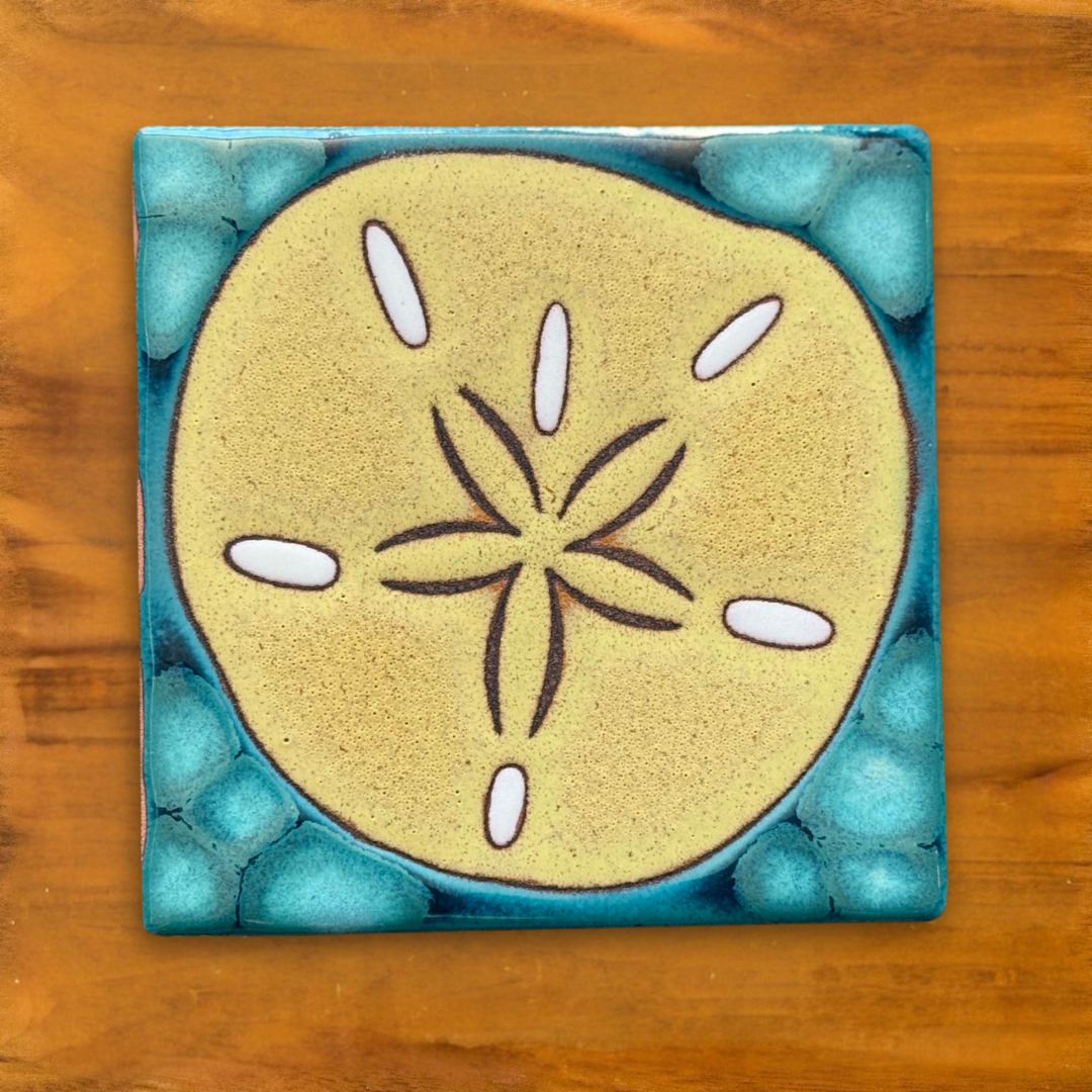 Coastal Coasters - Individual or Set of 4 - Starfish, Sand Dollar, Sea Turtles, Seagulls