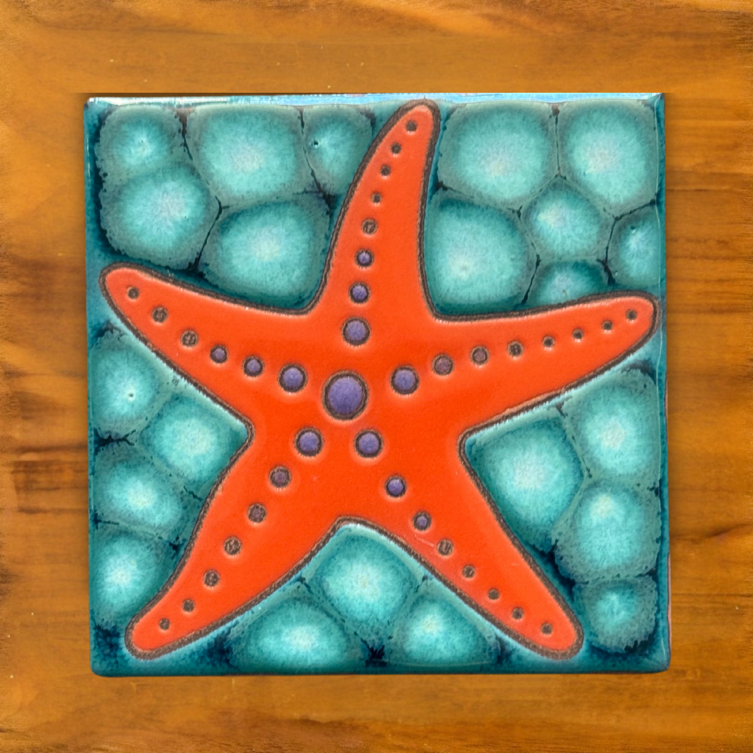 Coastal Coasters - Individual or Set of 4 - Starfish, Sand Dollar, Sea Turtles, Seagulls