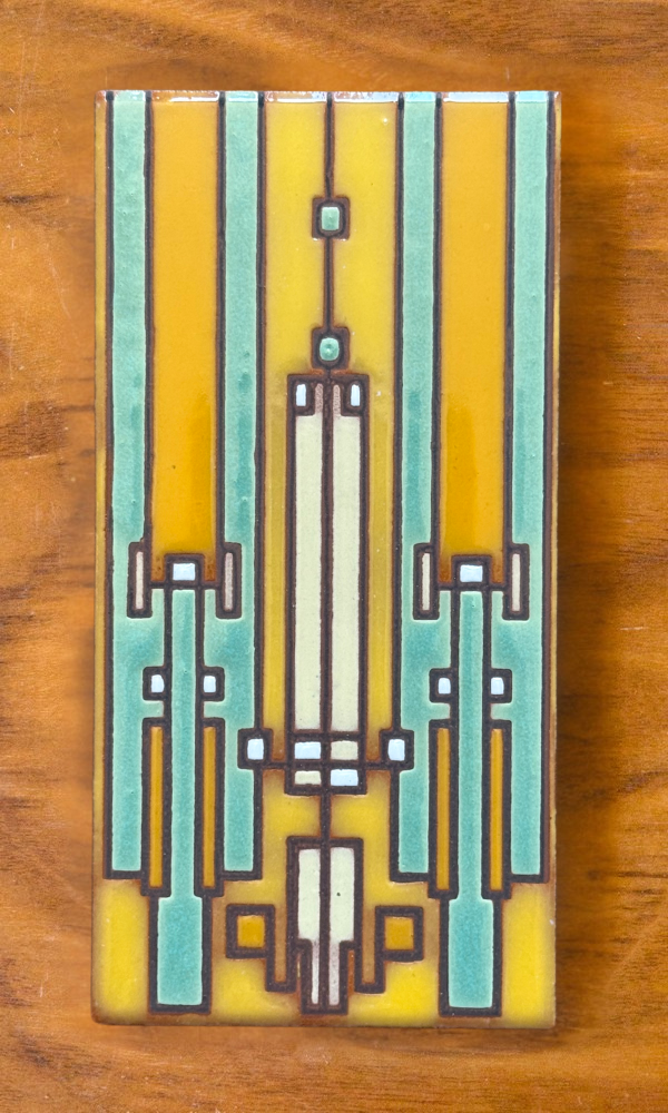 Coonley House | Frank Lloyd Wright© 3x6 Tile | Architecture gift