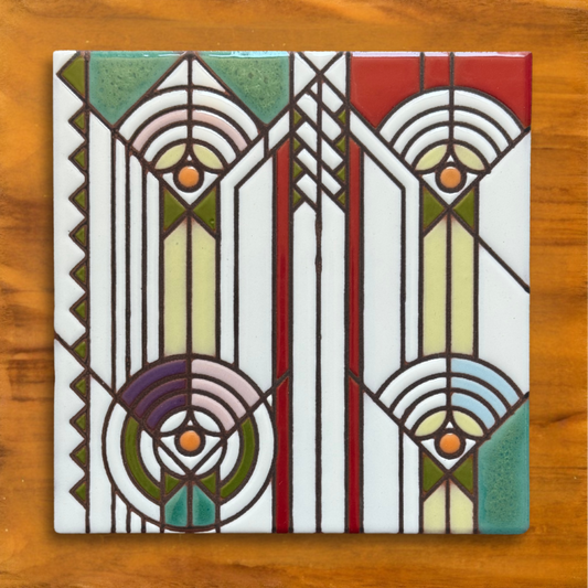 April Showers | Frank Lloyd Wright© 6x6 Tile