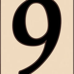 Southwest Border - Loose Tile House Numbers (SW)