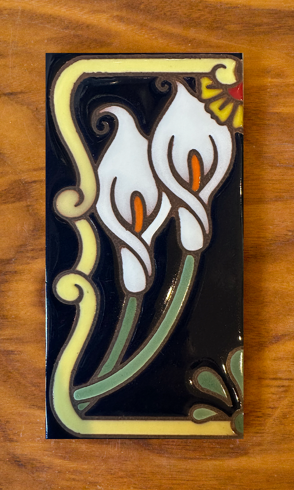 Calla Lilly: Blue Individual 3x6 House Number Tiles and End Caps