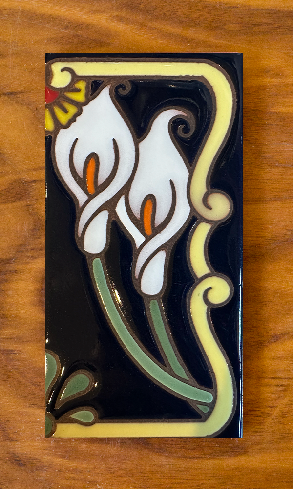 Calla Lilly: Blue Individual 3x6 House Number Tiles and End Caps