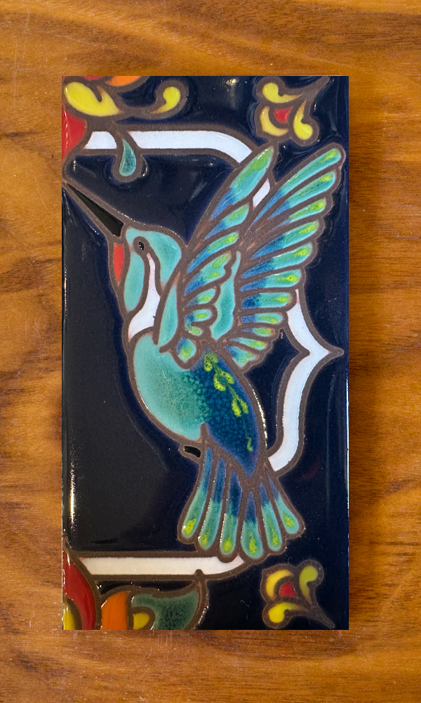 Talavera: Blue Individual 3x6 House Number Tiles