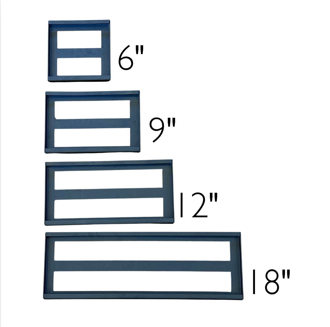 NEW STYLE! Metal Address Sign Frame for House Number Tiles **FRAME ONLY** Fits 3"x6"Tiles