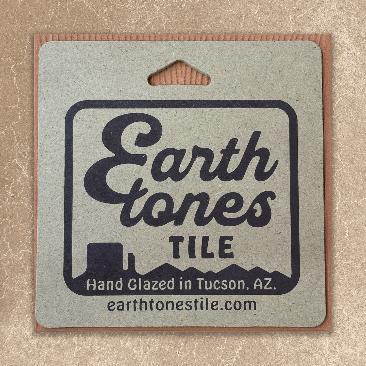 Stylized Roadrunner Tile (7524), Earthtones Heritage Collection