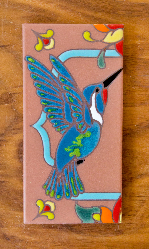 Talavera: Turquoise Individual 3x6 House Number Tiles and End Caps