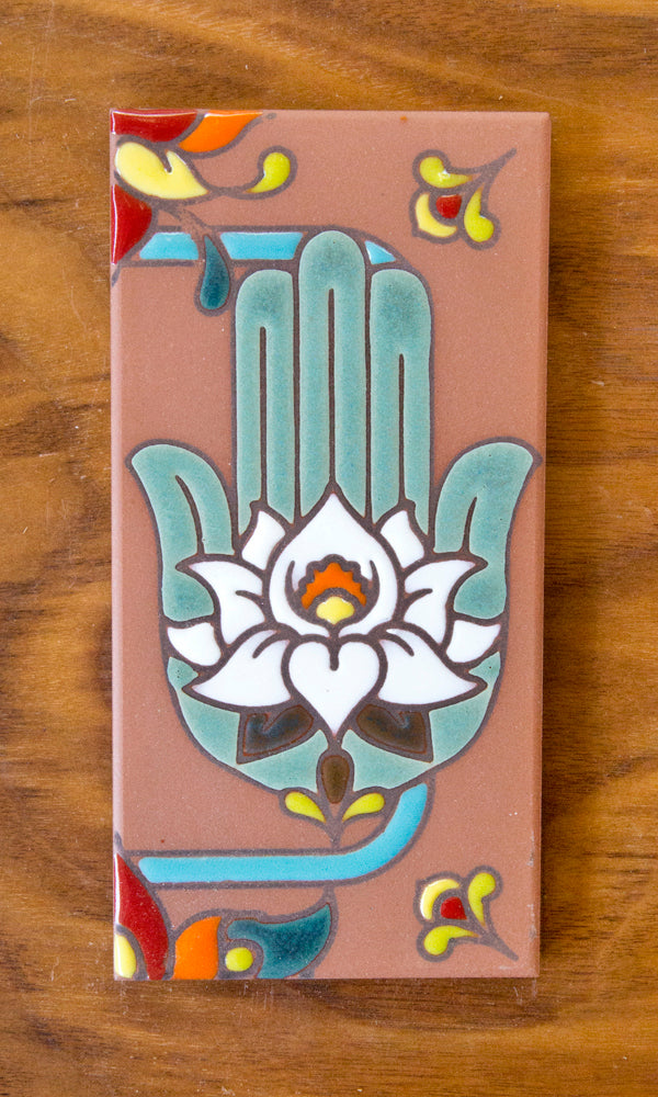 Talavera: Turquoise Individual 3x6 House Number Tiles and End Caps