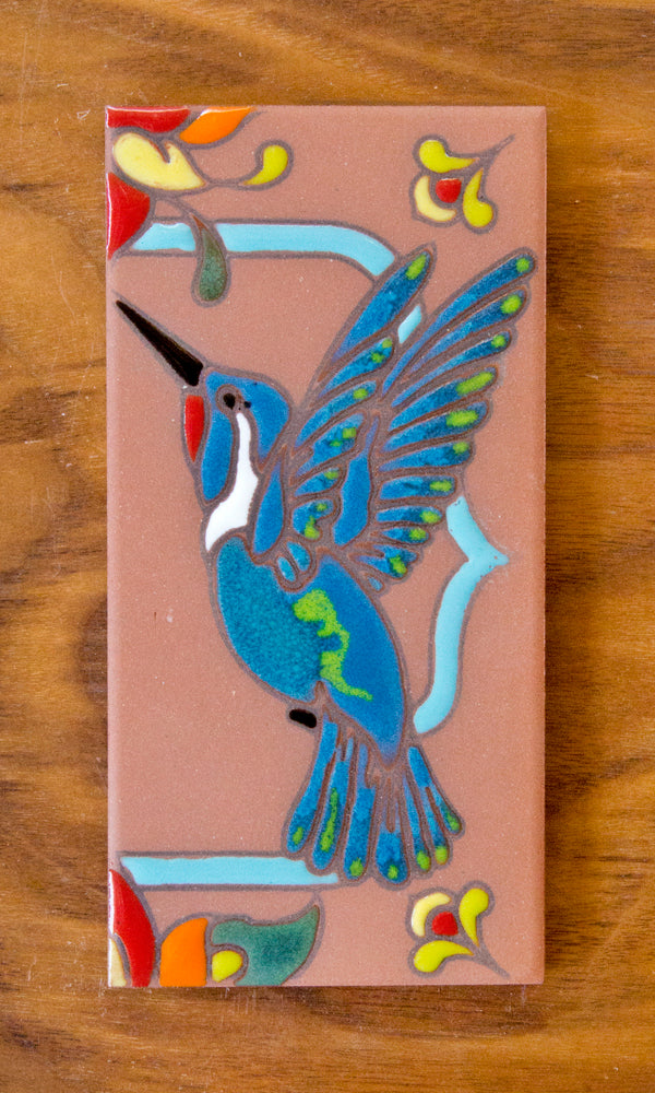 Talavera: Turquoise Individual 3x6 House Number Tiles and End Caps