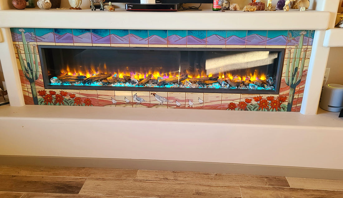 Desert Fireplace Surround