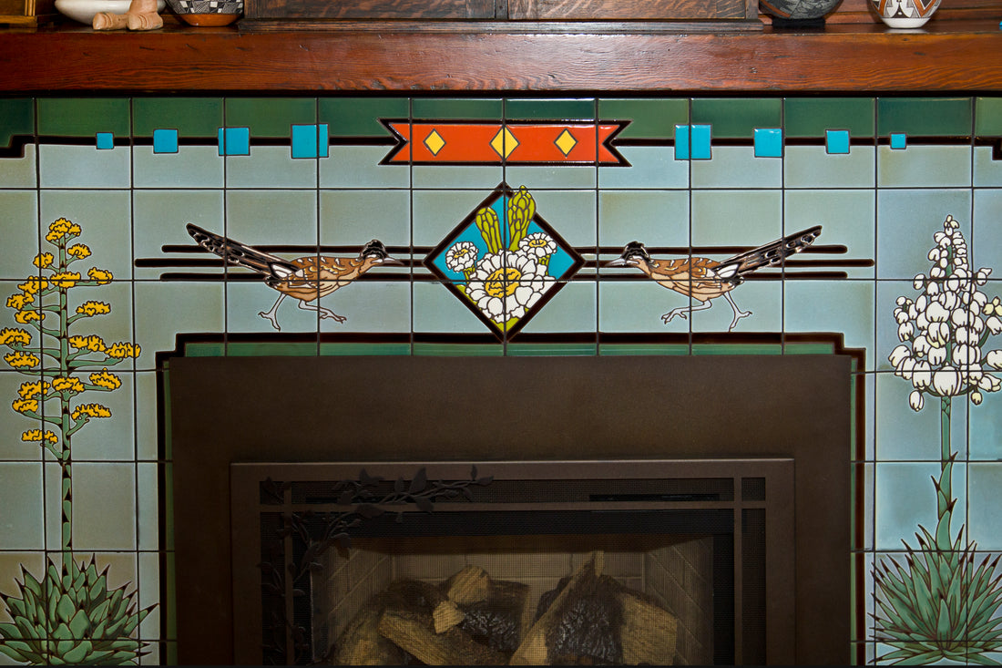 Southwestern Desert Fireplace Surround