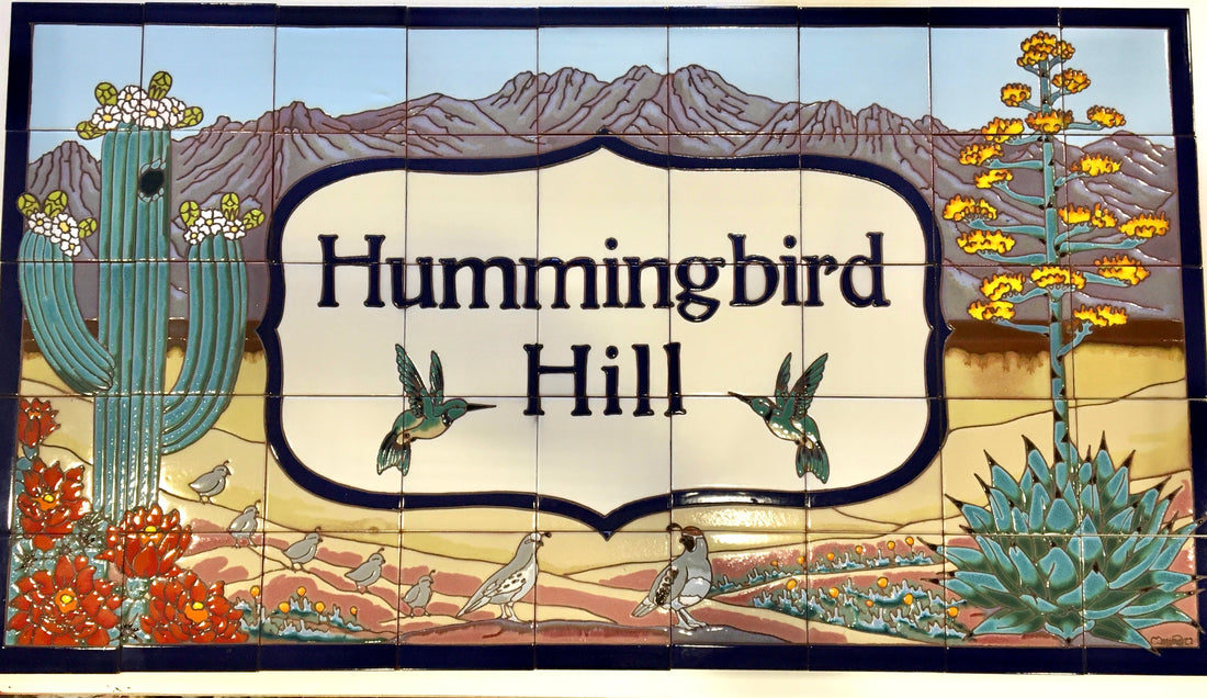 Hummingbird Hill Custom Sign