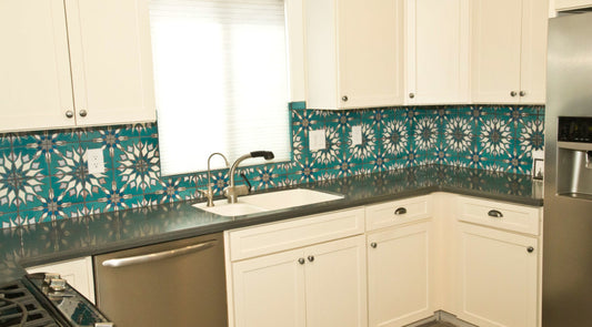 Turquoise Alhambra Kitchen