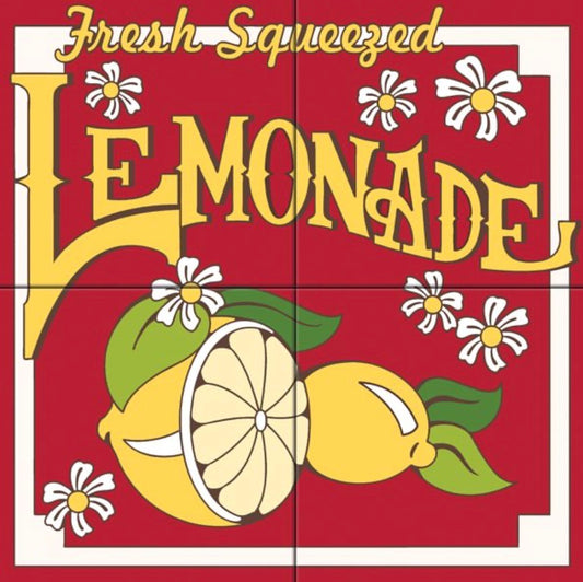 5/19 10am: Glaze a 12" Mural - Fresh Squeezed Lemonade Mural