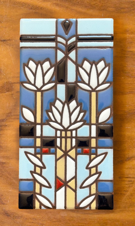 Waterlilies | Frank Lloyd Wright© 3x6 Tile Ceramic tile