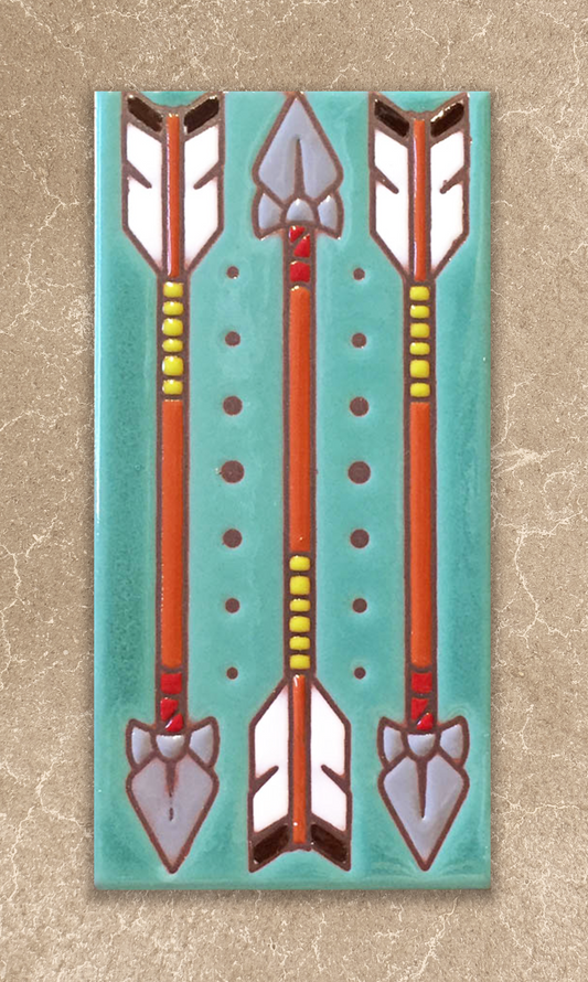 Arrows 3x6 Tile (3122), Earthtones Heritage Collection