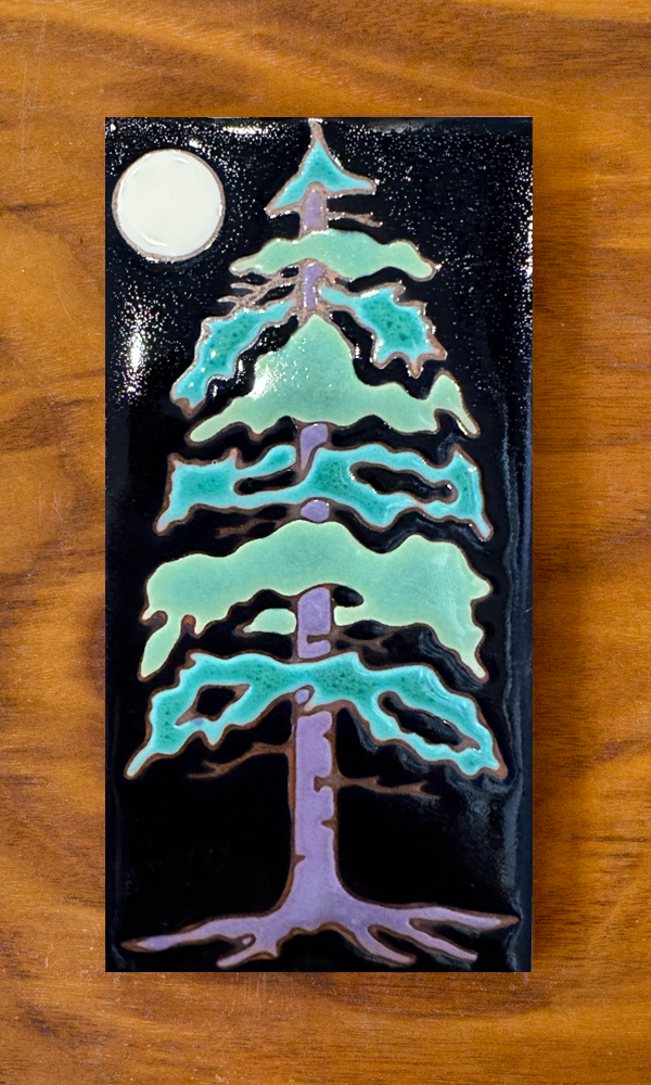 Tree Tile Art Gift - Hand Glazed in Tucson, Arizona - Forest Gift ...