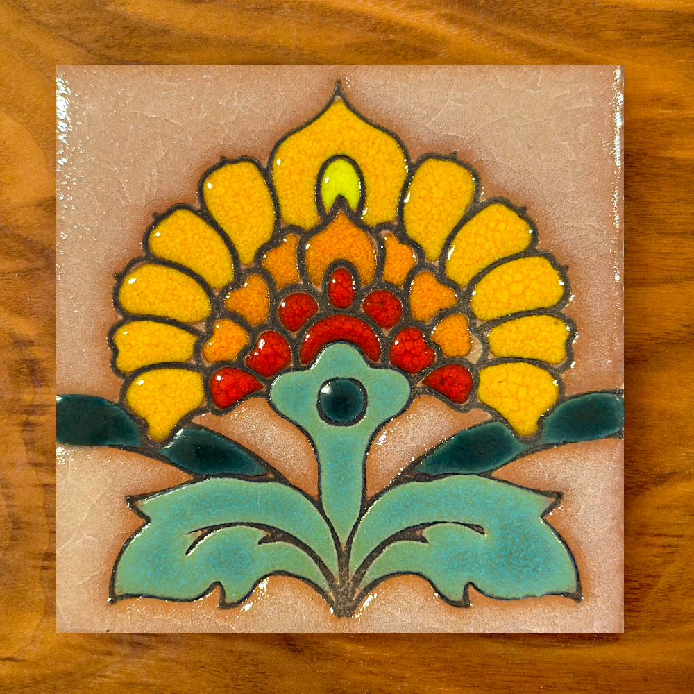 Tile Magnets: Flowers