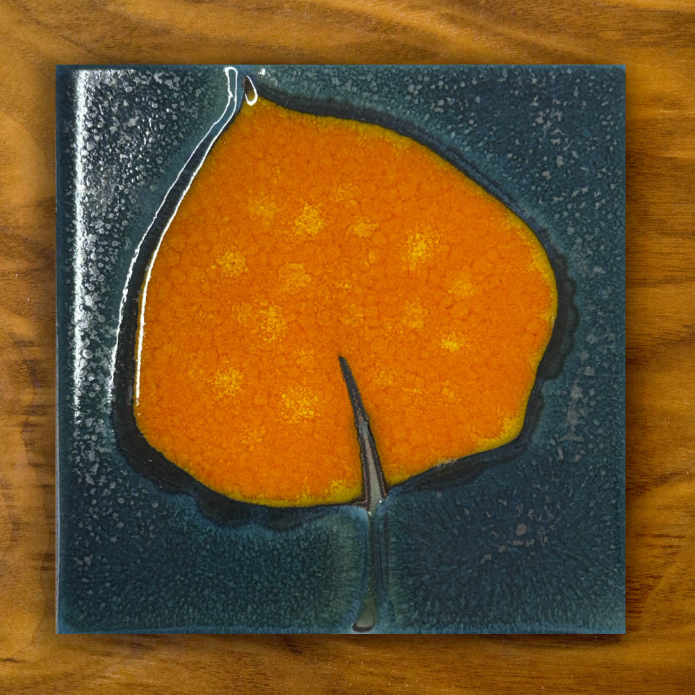 Watercolor Aspen Leaf