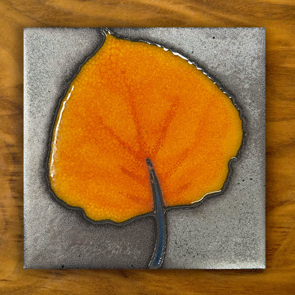 Watercolor Aspen Leaf