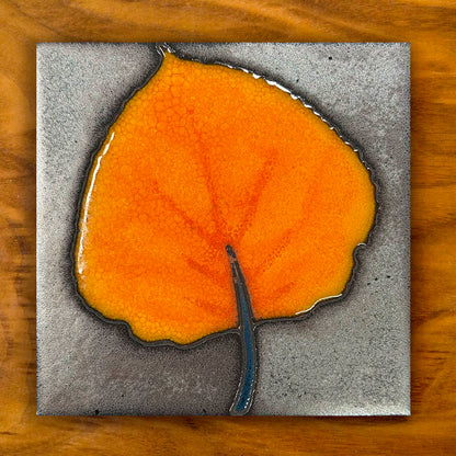 Watercolor Aspen Leaf