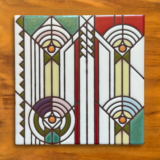 April Showers | Frank Lloyd Wright© 6x6 Tile