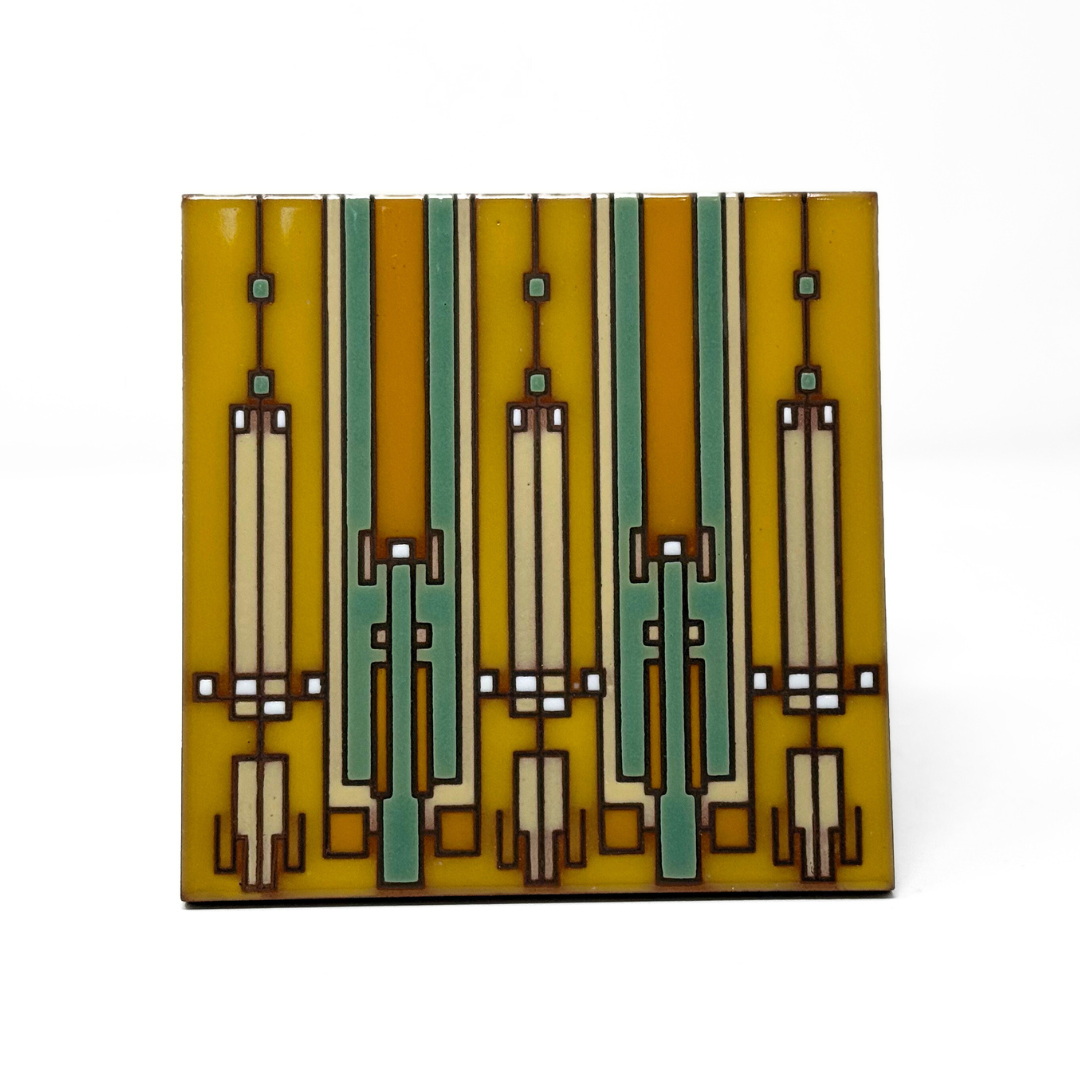Frank Lloyd Wright© Coonley House Tile Art Trivet | Art and Architecture lovers gift | Southwest Desert Art