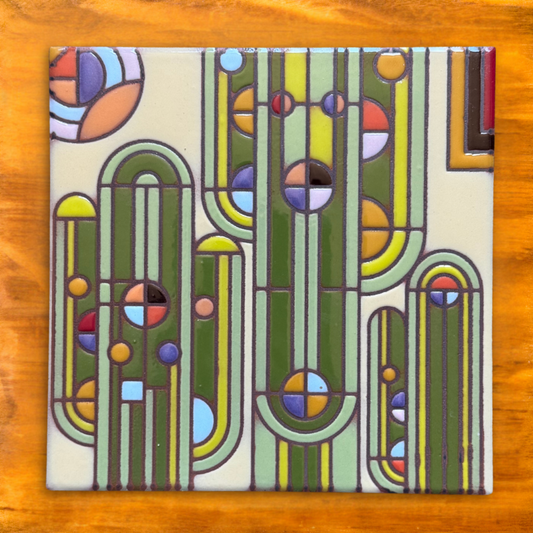 Saguaro Forms | Frank Lloyd Wright© 6x6 Tile