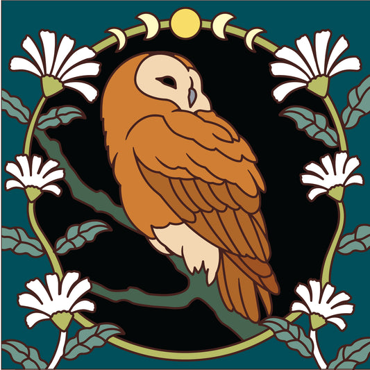 Barn Owl Tile