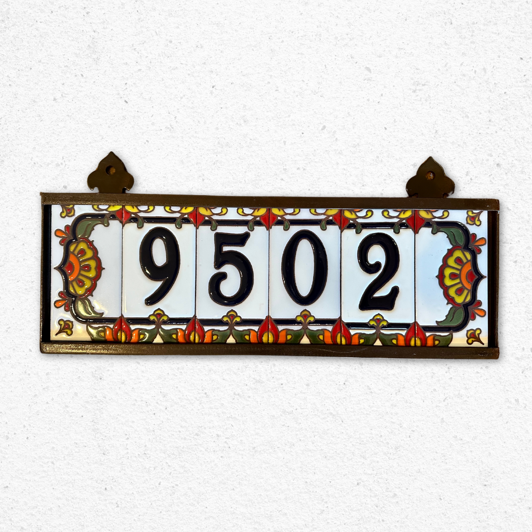 Shop Numbers Design Individual 3x6 House Number Tiles and End Caps – Carly Quinn Designs