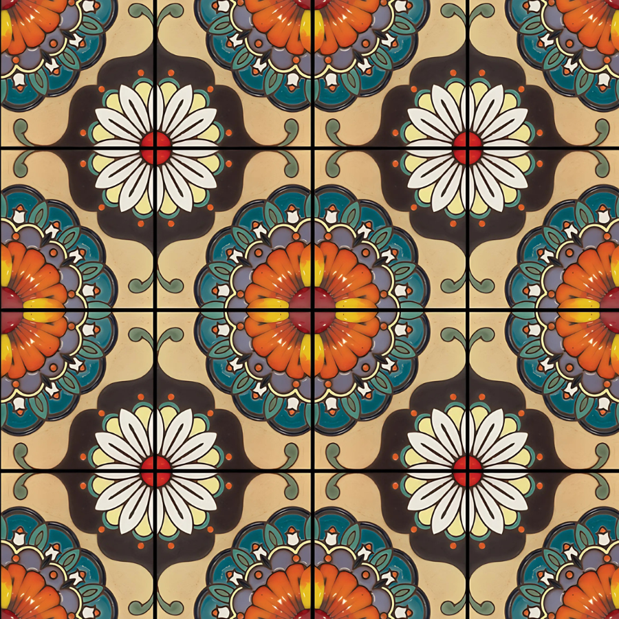 Traditional Mandala Tile