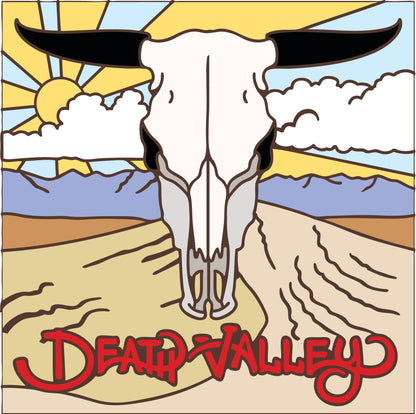Death Valley Cow Skull Tile (7189), Earthtones Heritage Collection