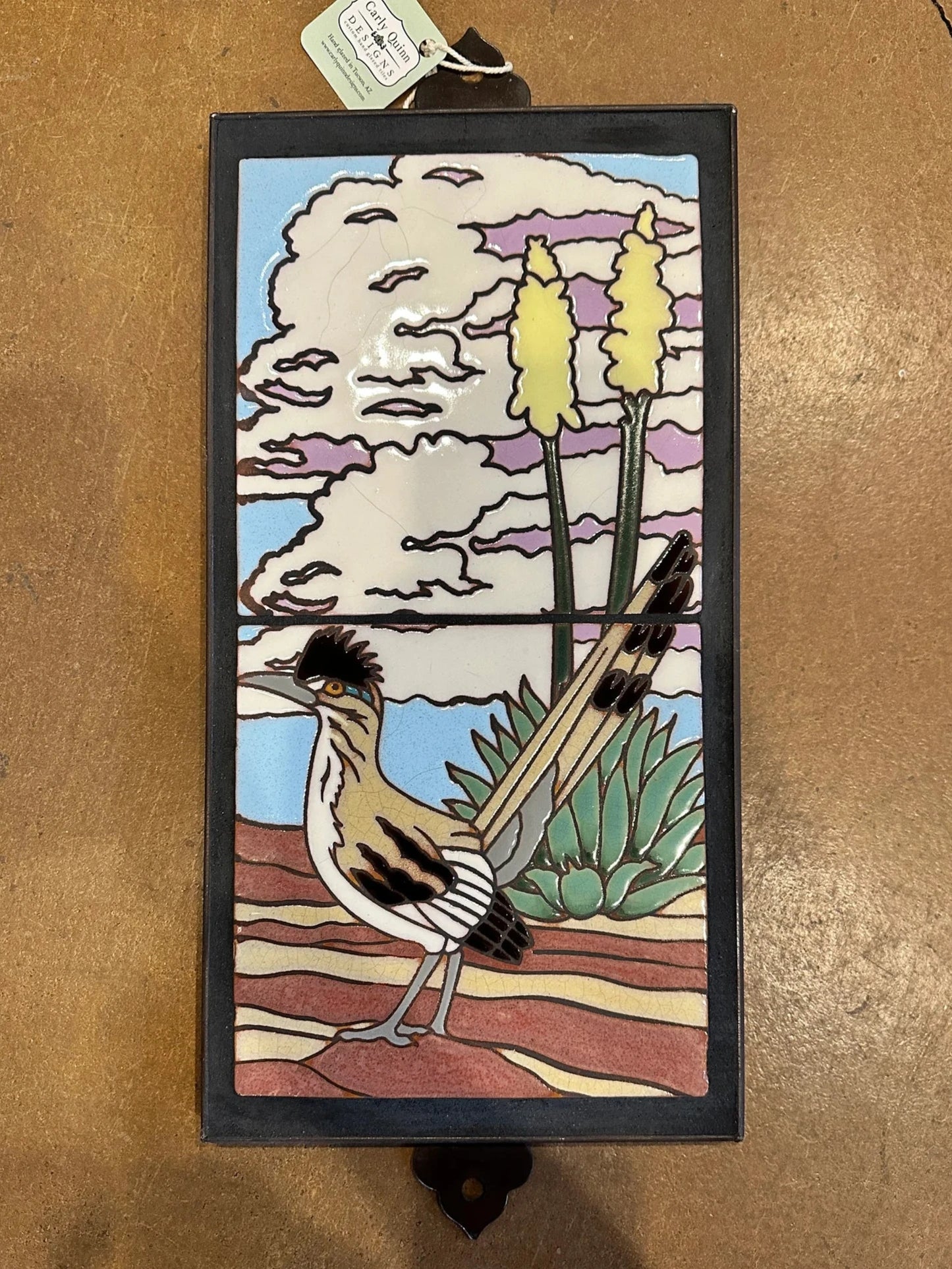 8"x16" framed Roadrunner Mural