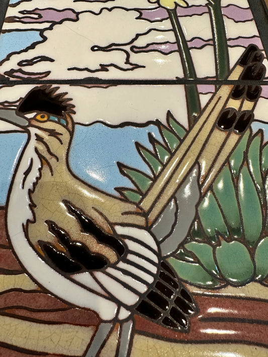 8"x16" framed Roadrunner Mural