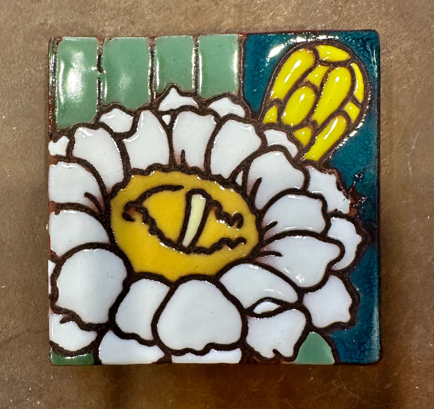 4”x4” Desert Flora Coaster: Saguaro