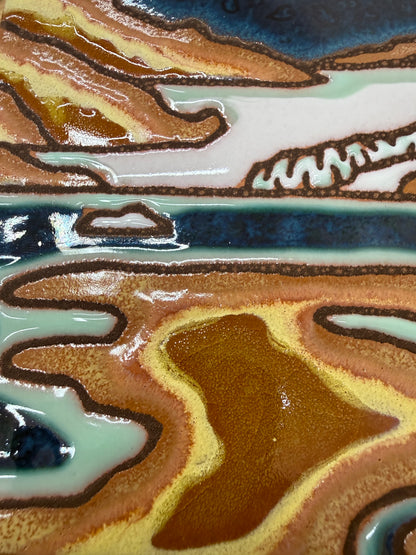 Alaska Glacier Tile, Pacific Blue Collection