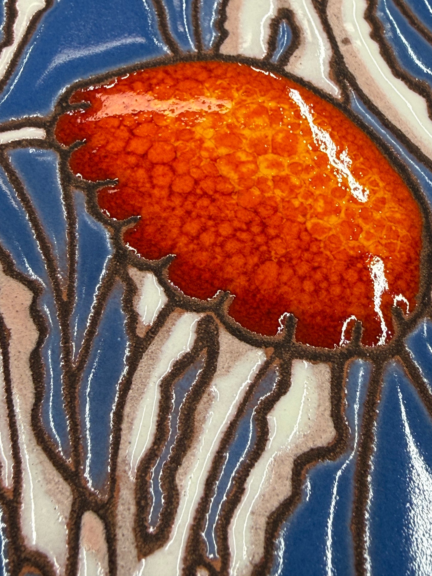 Jellyfish Tile, Pacific Blue Collection