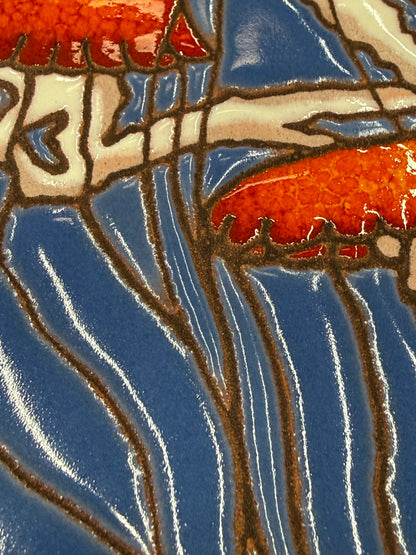 Jellyfish Tile, Pacific Blue Collection
