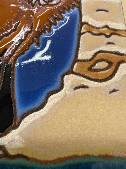 Red Fox Tile, Pacific Blue Collection