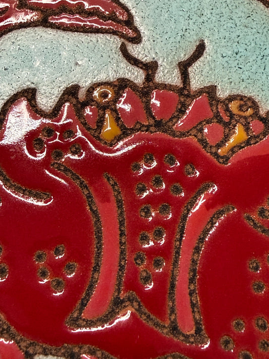 Red Crab Tile, Pacific Blue Collection