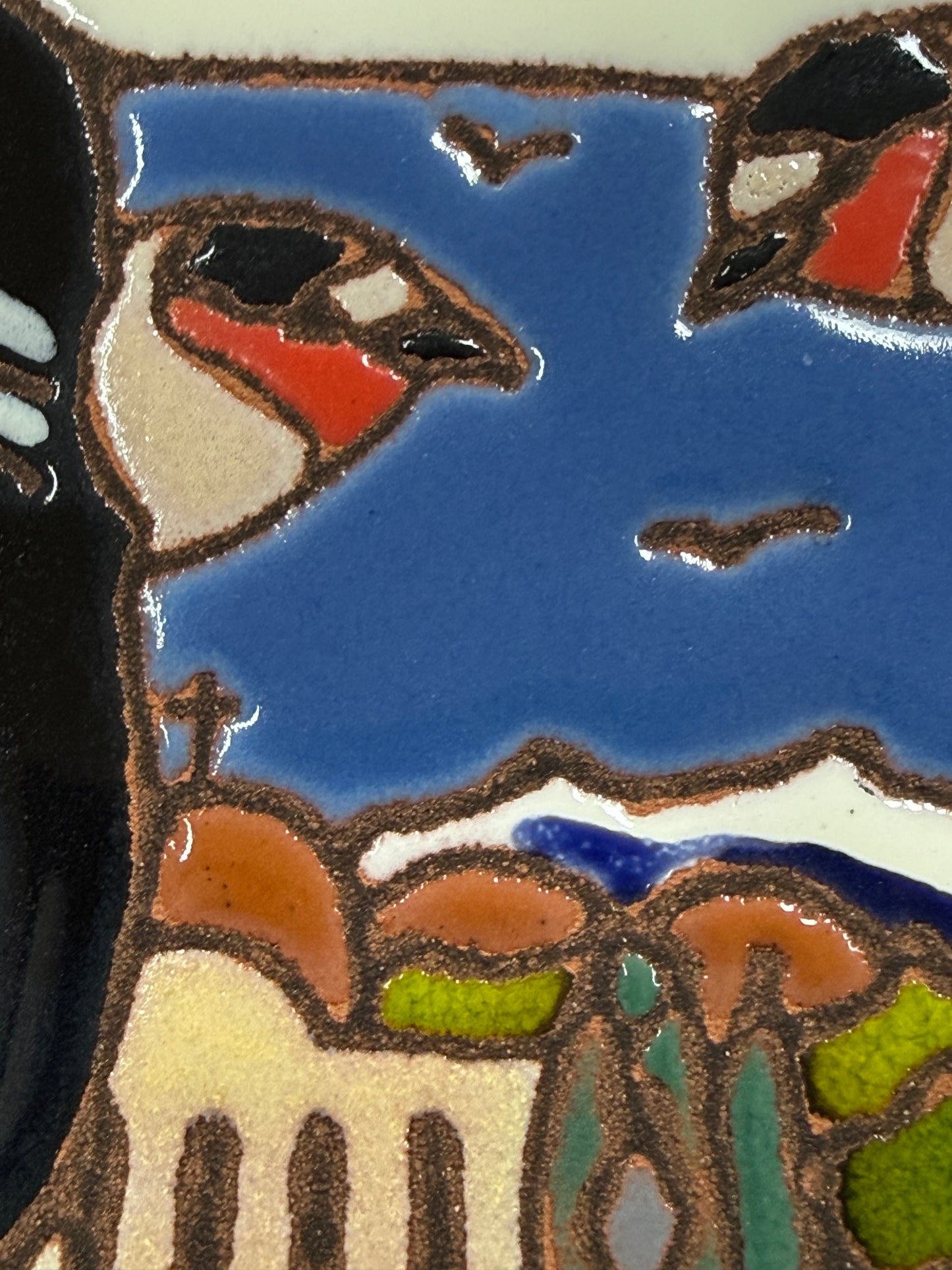 Capistrano Swallows Tile, Pacific Blue Collection