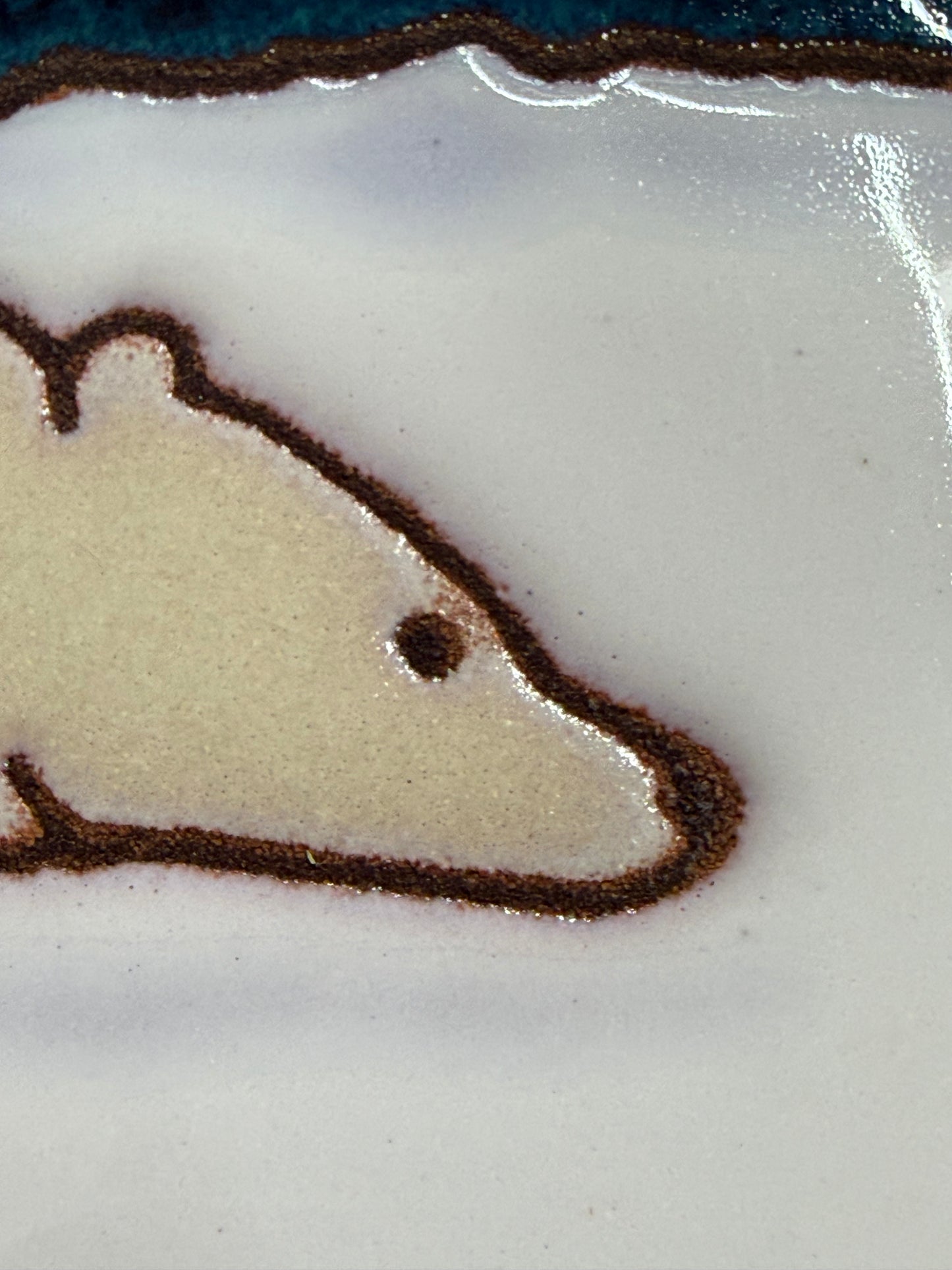 Polar Bear Tile, Pacific Blue Collection