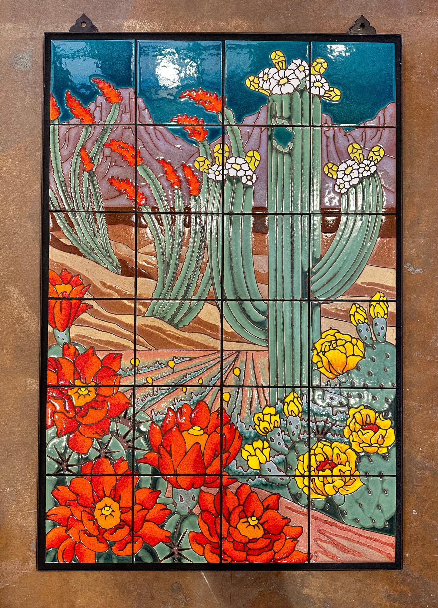 Desert Scene Fine Art Tile Mural 24x36