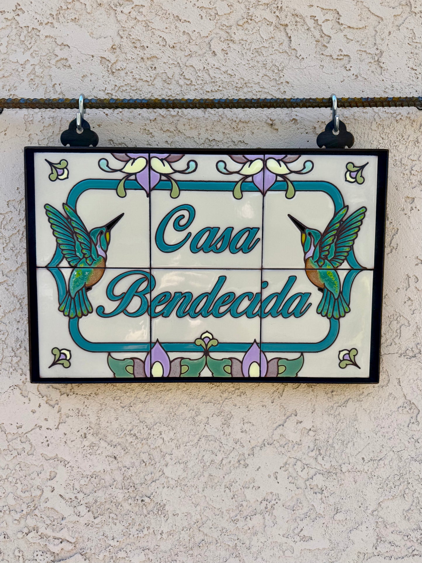 Custom Hummingbird House Sign: 18" Wide by 12" Tall Framed Sign with Personalized Text (Copy)