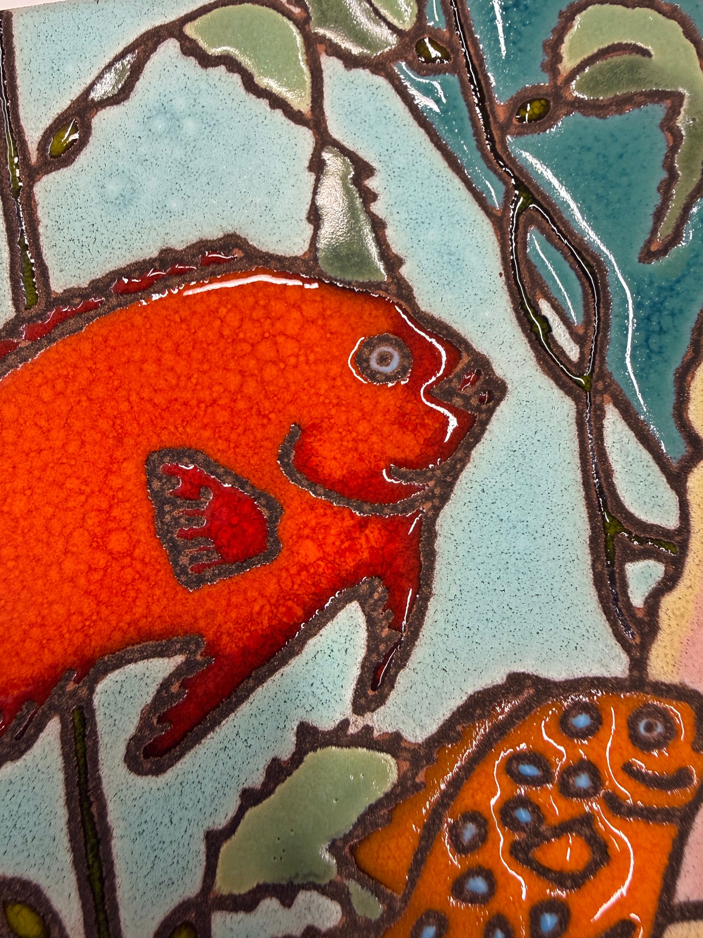 Garibaldi Fish Tile, Pacific Blue Collection