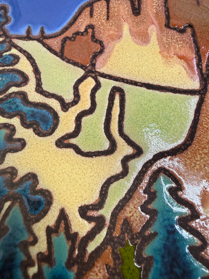 Half Dome Tile, Pacific Blue Collection