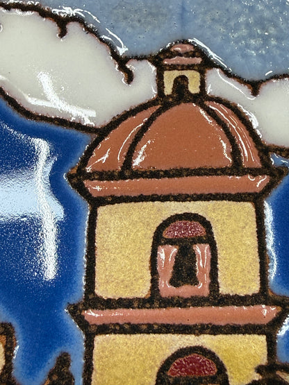 Santa Barbara Mission Art Tile, Pacific Blue Collection